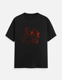 SHAWARMA DTF PRINT T SHIRTS - S