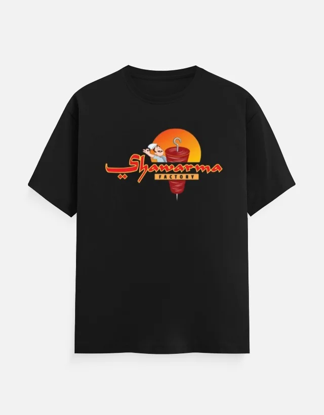 SHAWARMA DTF PRINT T SHIRTS - S