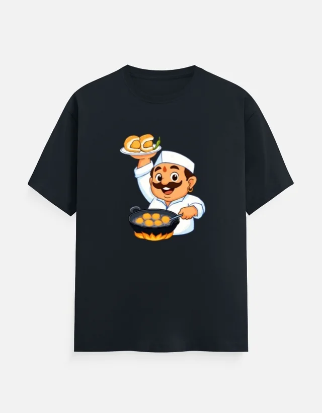 VADA PAV DTF PRINT T SHIRT - S