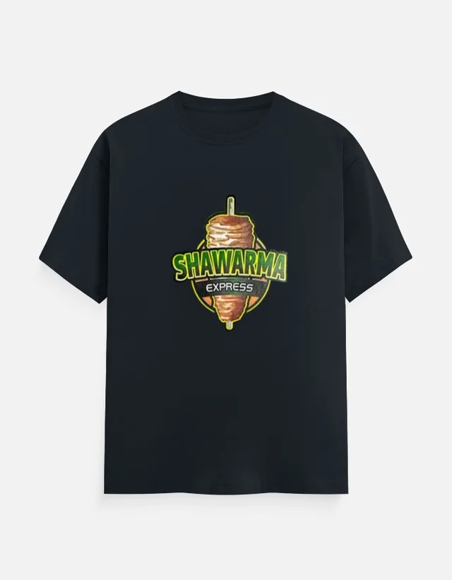 SHAWARMA DTF PRINT T SHIRTS - S