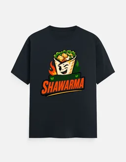SHAWARMA DTF PRINT T SHIRTS - S