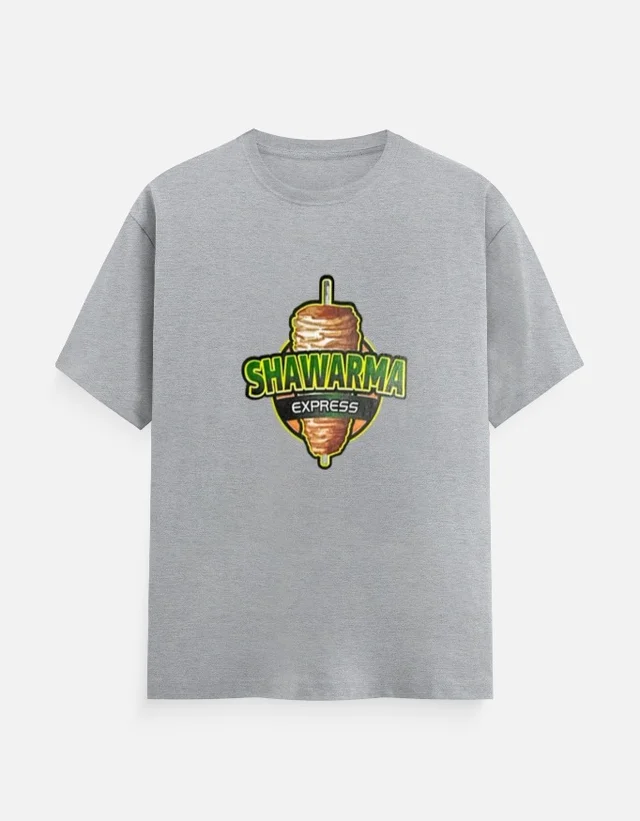 SHAWARMA DTF PRINT T SHIRTS - S