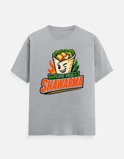 SHAWARMA DTF PRINT T SHIRTS - S