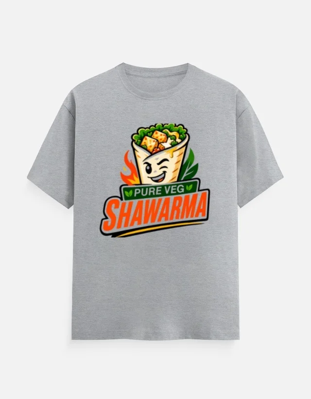 SHAWARMA DTF PRINT T SHIRTS - S
