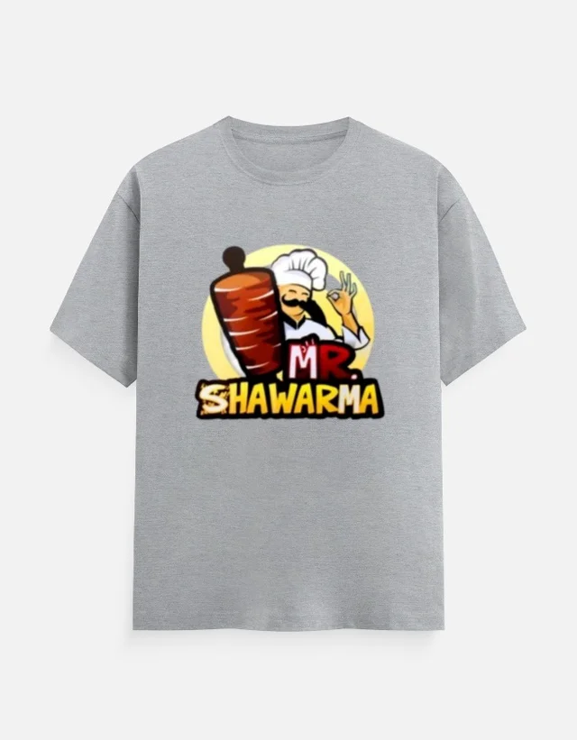 SHAWARMA DTF PRINT T SHIRTS - S