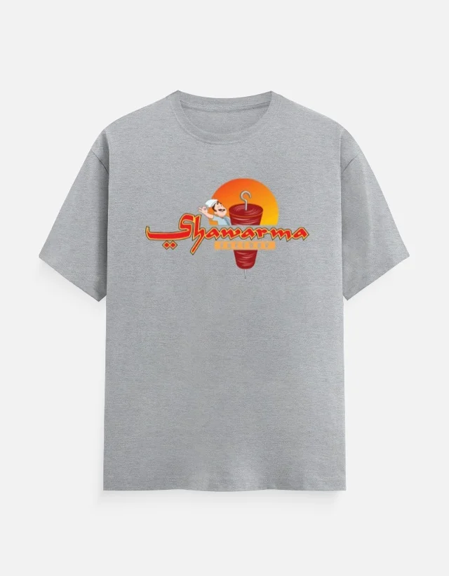 SHAWARMA DTF PRINT T SHIRTS - S