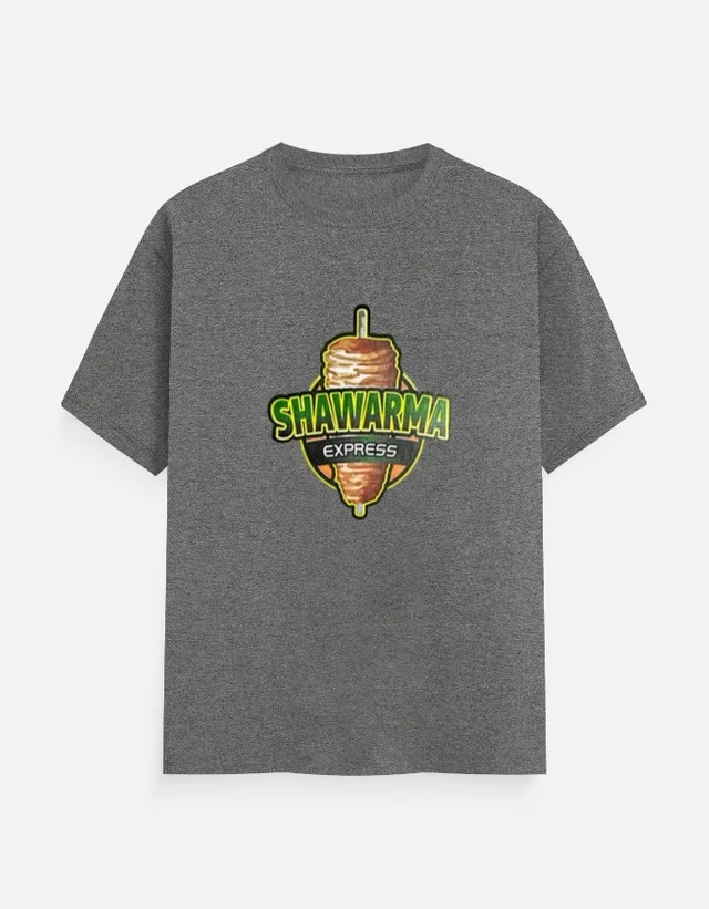 SHAWARMA DTF PRINT T SHIRTS - S