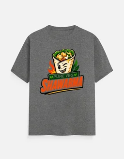 SHAWARMA DTF PRINT T SHIRTS - S