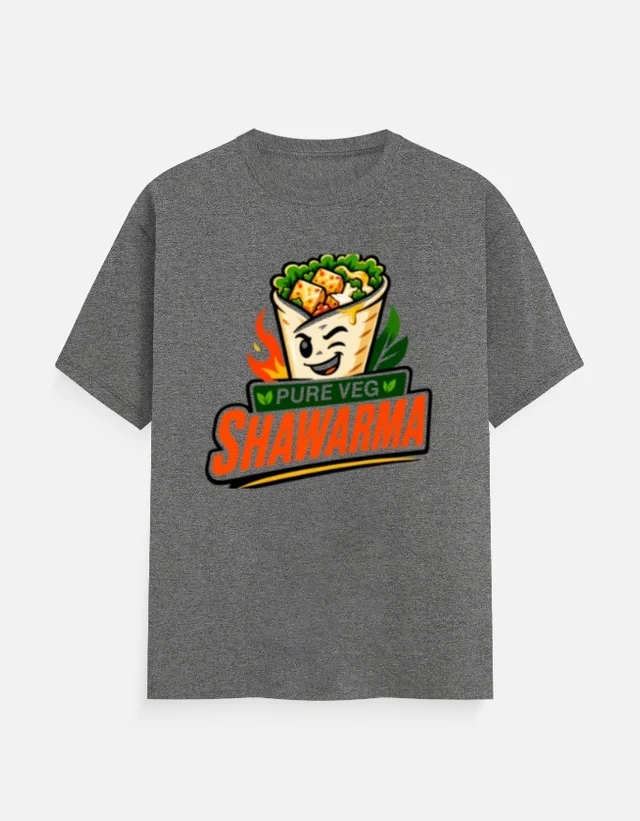SHAWARMA DTF PRINT T SHIRTS - S
