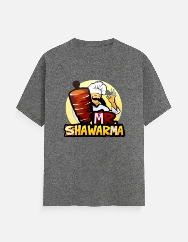 SHAWARMA DTF PRINT T SHIRTS - S
