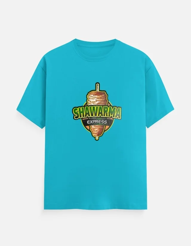 SHAWARMA DTF PRINT T SHIRTS - S