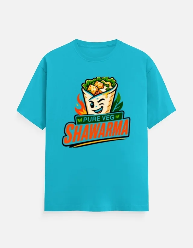 SHAWARMA DTF PRINT T SHIRTS - S