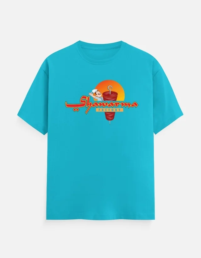 SHAWARMA DTF PRINT T SHIRTS - S