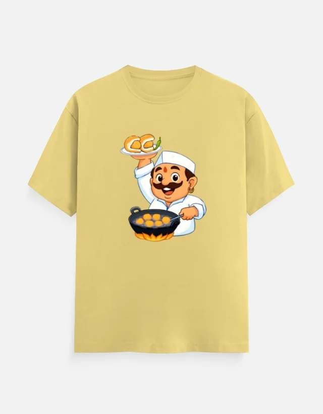 VADA PAV DTF PRINT T SHIRT - S