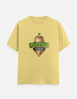 SHAWARMA DTF PRINT T SHIRTS - S