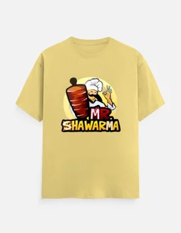 SHAWARMA DTF PRINT T SHIRTS - S