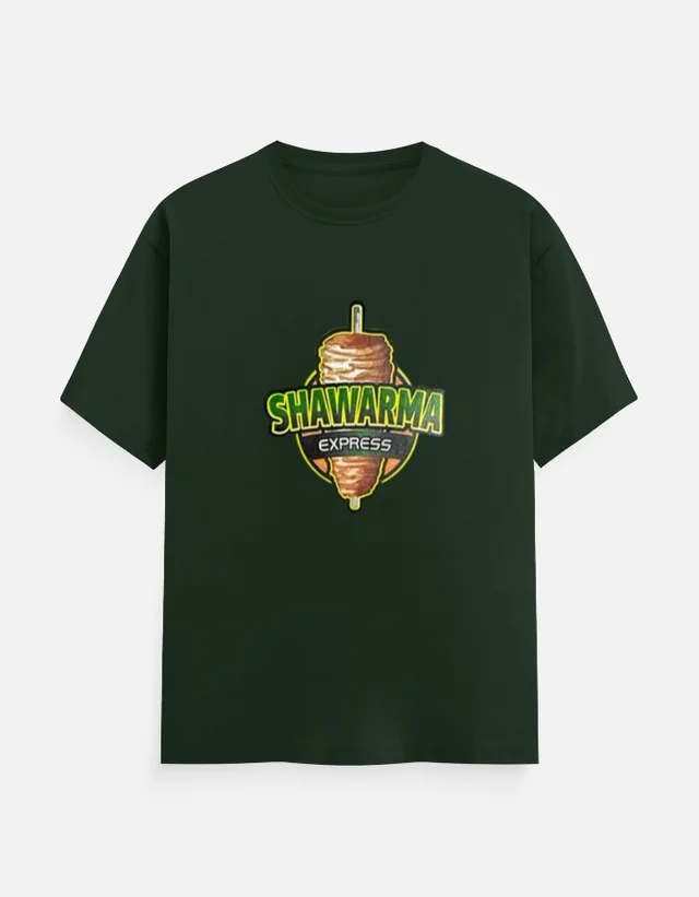 SHAWARMA DTF PRINT T SHIRTS - S