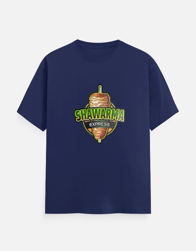 SHAWARMA DTF PRINT T SHIRTS - S