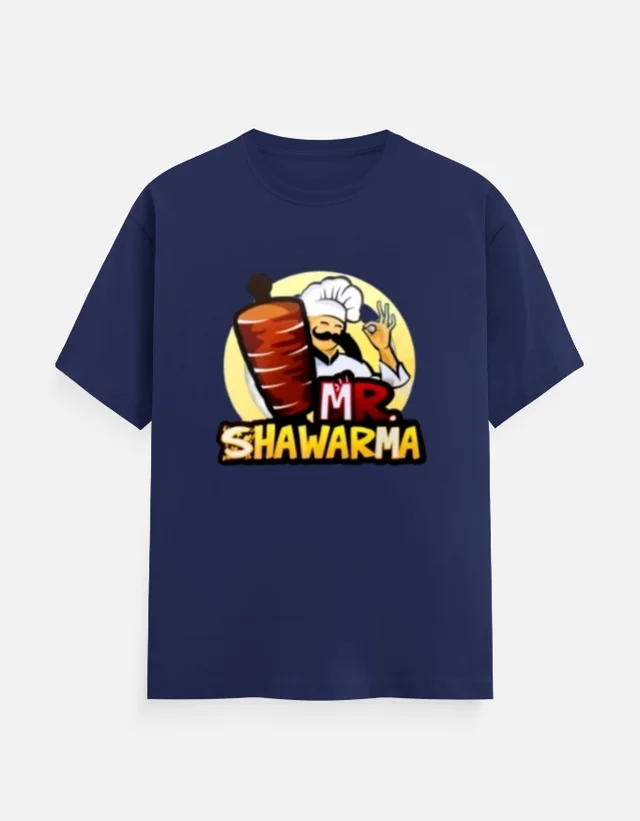 SHAWARMA DTF PRINT T SHIRTS - S