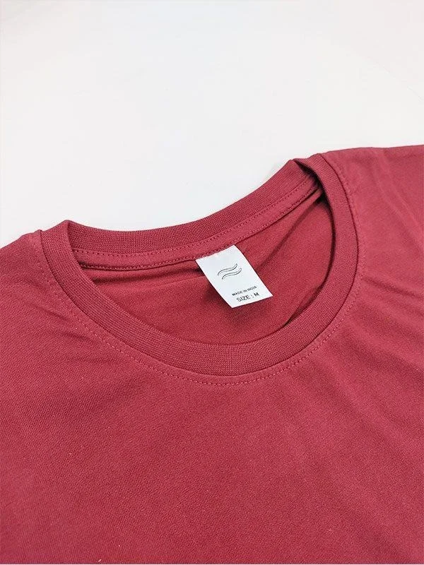 Cotton Bio Wash T-Shirt (Pack of 10) Color: Red