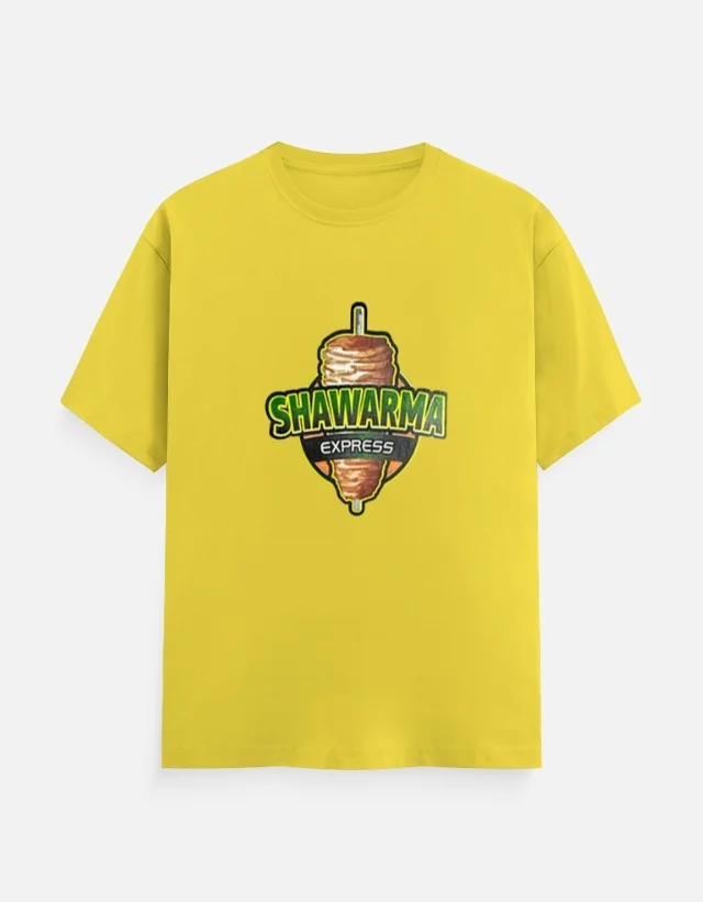 SHAWARMA DTF PRINT T SHIRTS