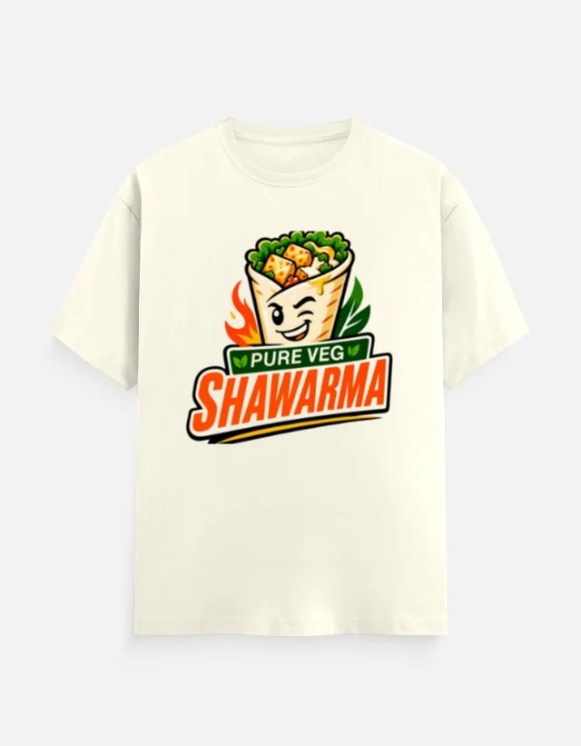 SHAWARMA DTF PRINT T SHIRTS