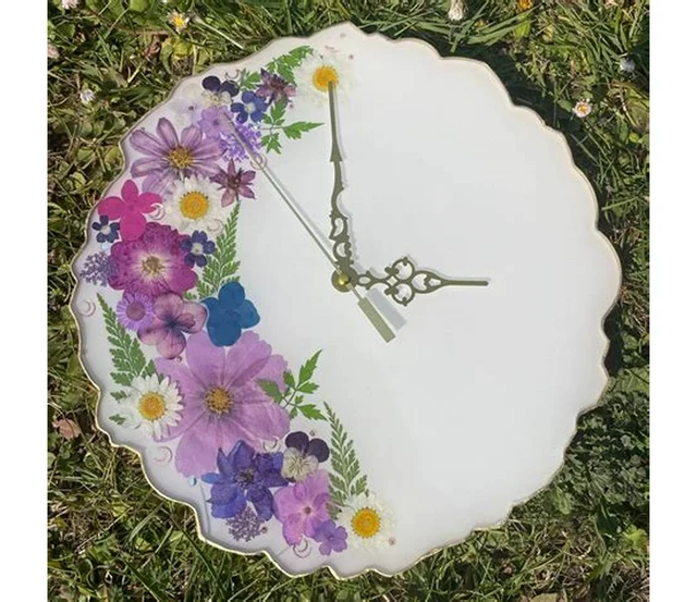 Petal Crown Charm Clock