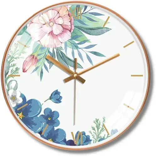 Floral Harmony Clock