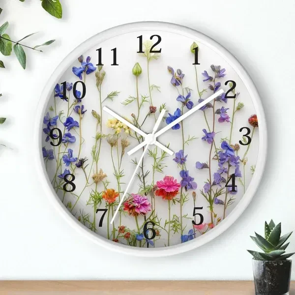 Flower Bed Clock