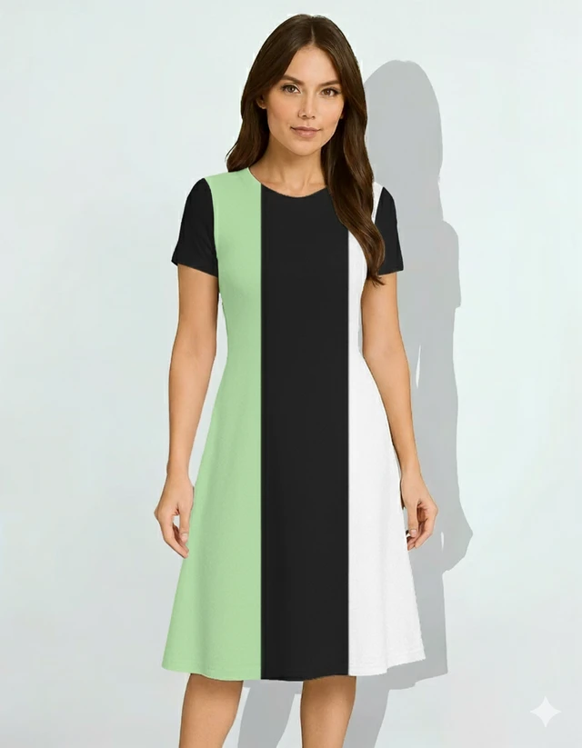 ROSEVERA A LINE DRESS - S, Light Green