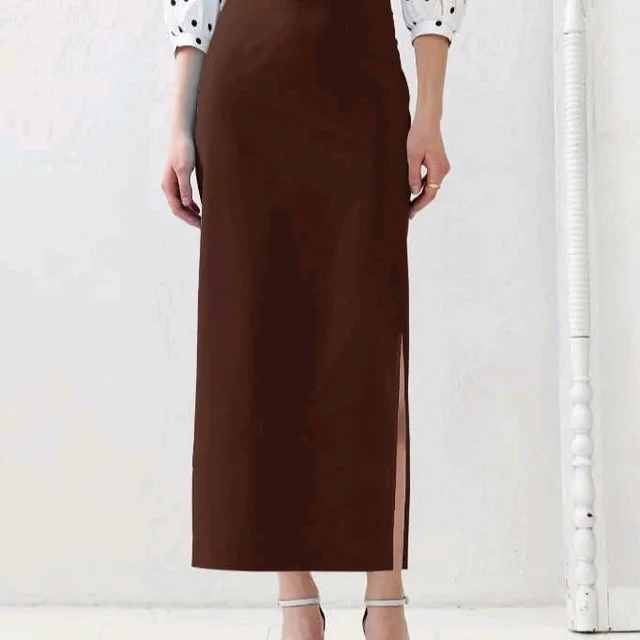 ROSEVERA Rosevera Pencil Skirt - Xs, Morocco Brown, XS: Hip 32 Waist 26 Length 36