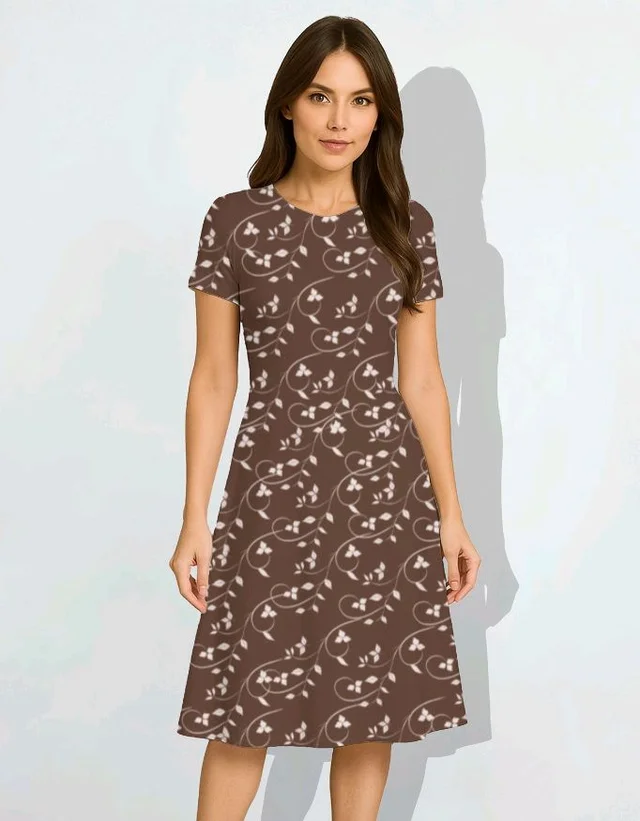 ROSEVERA A Line Top For women - S, Brown