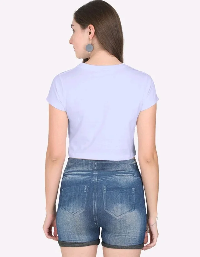 ROSEVERA Crop Top ( Plain) - M, lavender