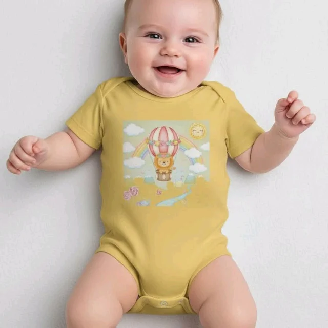 ROSEVERA Kids Rompers - 0-5 month, Yellow