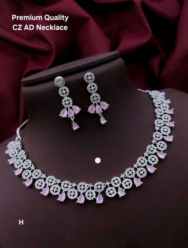 Premium Brass Jewellery Set - Lavender