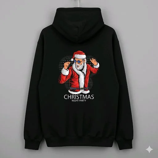 ROSEVERA Hoodie (unisex) - Christmas special design - S, Black