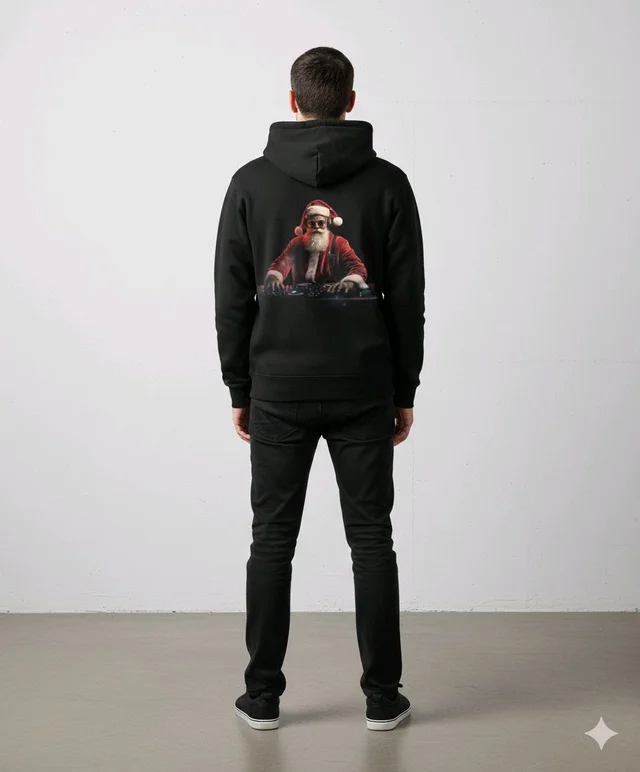 ROSEVERA Hoodie (unisex) - Christmas special design - M, Black
