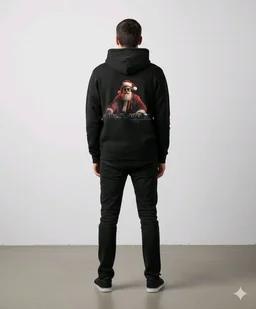 ROSEVERA Hoodie (unisex) - Christmas special design - L, Black