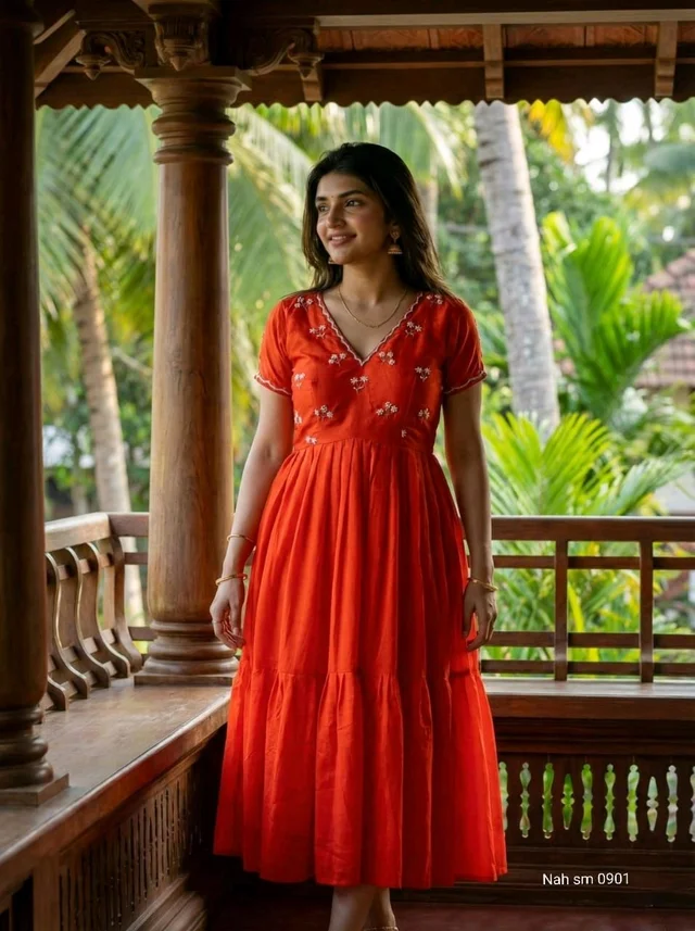 Designer Gown - XS, orange