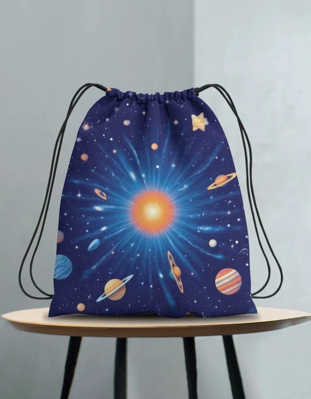 ROSEVERA KIDS Drawstring Bag - std, blue (space)