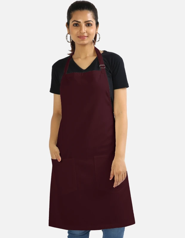 ROSEVERA APRON - Standard, Maroon