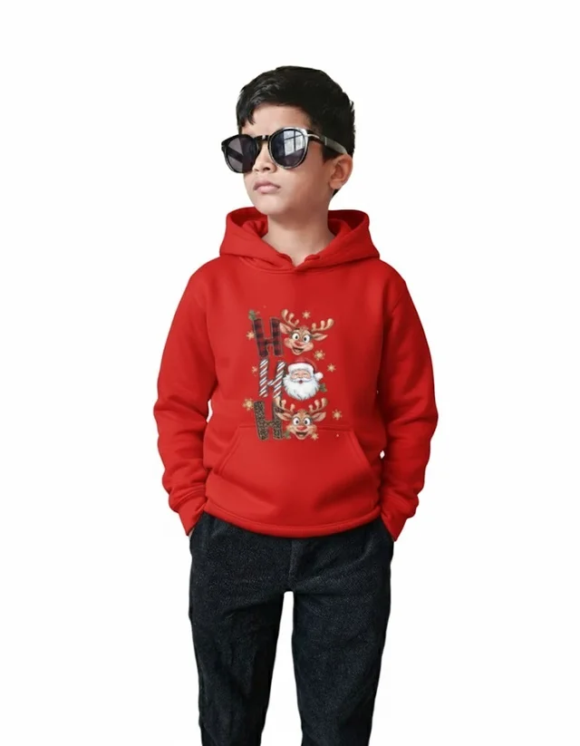 ROSEVERA kids christmas hoodie - 0-1, Red