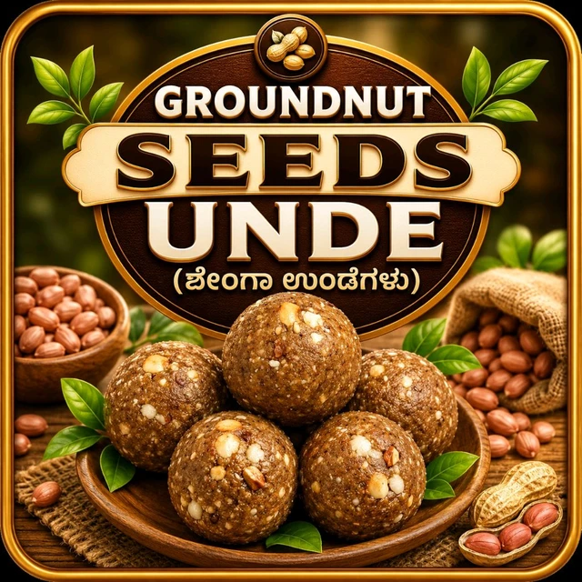 GROUNDNUT SEEDS UNDE 5 Number Box ಶೇಂಗಾ ಉಂಡೆ