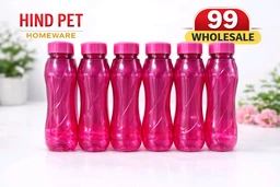 Hind Pet Plastic Water Bottle – 6 PCS Pack | Strong & Durable | 99 Wholesale Item