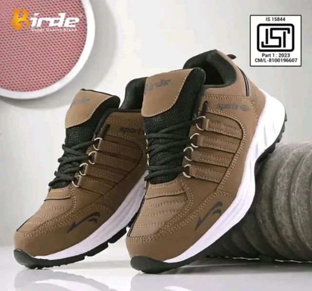 Bride Sports Shoe for Men| LightWeight Walking, Running Shoes For Men - White, IND 9