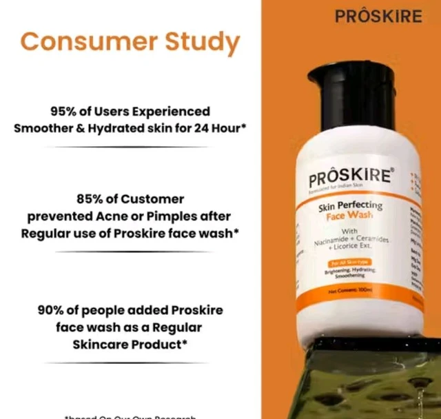 Skin Perfecting Face Wash for Skin Brightening & Oil Control 100ml