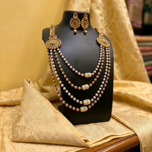 Golden Nacklace Pure Gold Layerd
