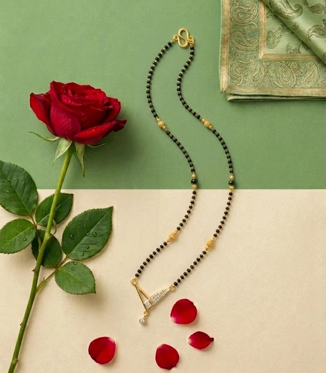 Mangalsutra V22 - Pure Gold Layered
