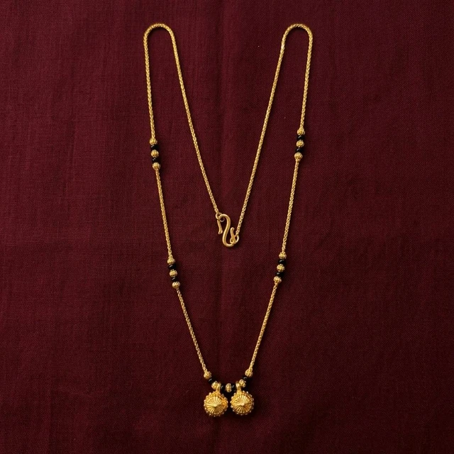 Mangalsutra VI78 (Pure Gold Coated)
