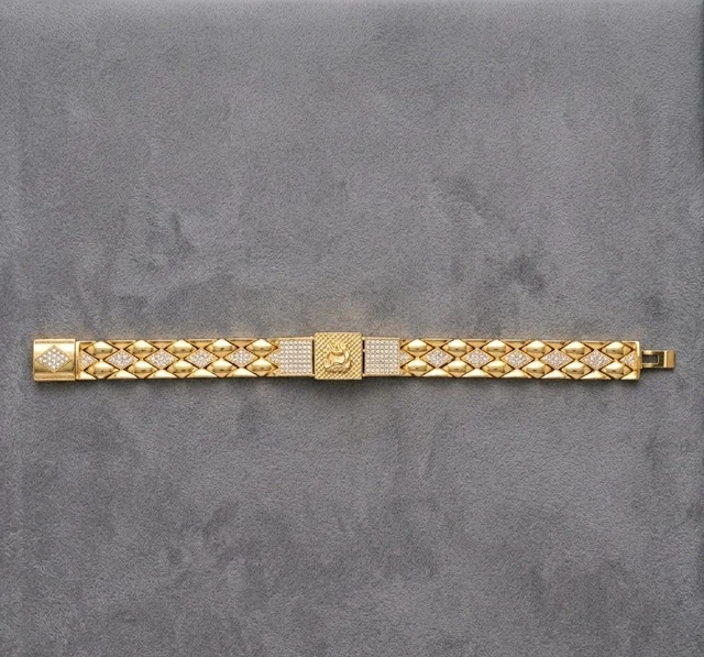 N78 Bracelet for mens & womens - 1gm Gold Plated 